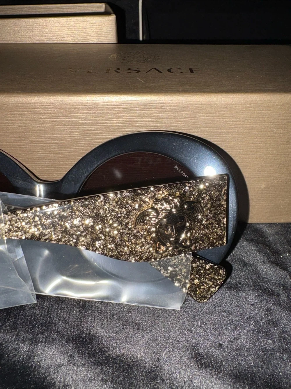 Versace Gold Medusa Black Sunglasses 🕶️